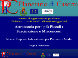 Astronomia per i più piccoli: fascinazione e
