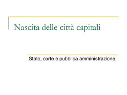 App. 1. La nascita delle capitali (vnd.ms