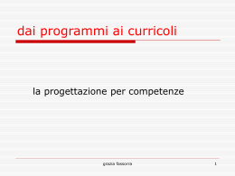 dai programmi ai curricoli - "A. Casagrande" "F. Cesi" di Terni