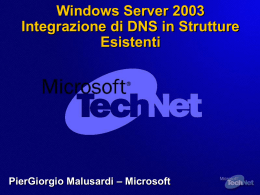 Windows Server 2003 DNS Integration with Active Directory