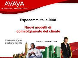 Nuovi modelli coinvolgimento del cliente