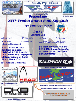 clicca qui - CSEN Roma