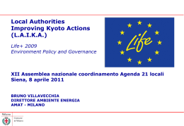 Progetto LAIKA - Coordinamento Agende 21 Locali Italiane