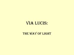Via Lucis  - parishofstluke.net