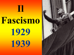 Fascismo 1929-1939