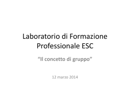 Laboratorio di Formazione Professionale ESC