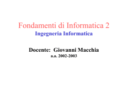 Classi ed Oggetti