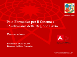 D`Ausilio Polo CineaudioLazio
