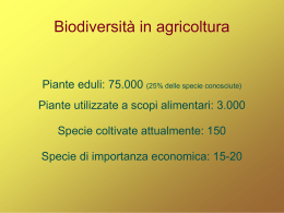 Biodiversità - Liceo Daniele Crespi