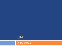 1 LIM componenti hardware