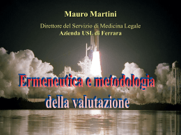 Mauro Martini: I Sistemi di valutazione