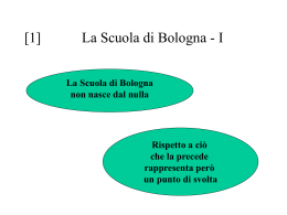 La scuola di Bologna