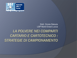La polvere nei comparti cartario e cartotecnico