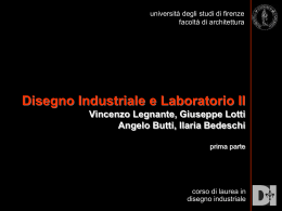 La piccola impresa - Dipartimento di Architettura