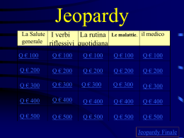 Jeopardy - TeacherWeb