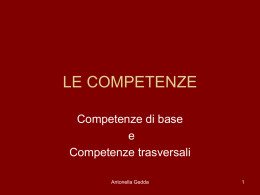 Laboratorio 7 LE COMPETENZE-1