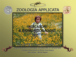 Introduzione bioindicatori animali