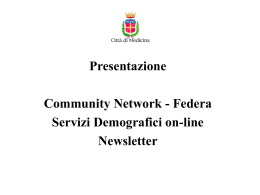Federa Servizi Demografici on-line