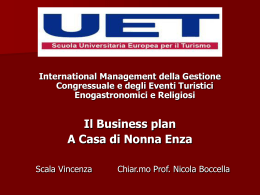 Business Plan - Dispense UET Italia