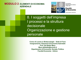 lez8 - Universit&agrave; degli Studi di Urbino