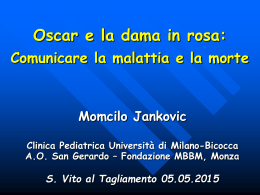 Oscar e la dama in rosa &ndash; SVitoTagliamento 050515