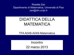 22marzo13 - Dipartimento di Matematica