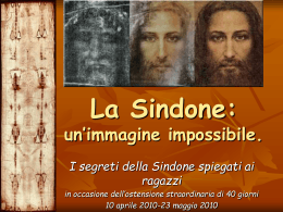 La Sindone: un`immagine impossibile.