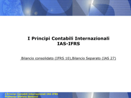 (IFRS 10),Bilancio Separato