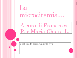 La microcitemia - Home - www.multimediadidattica.it