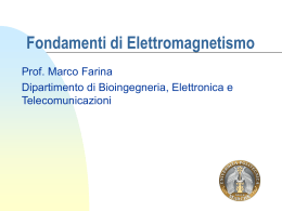 Lezione 1 - Dipartimento di Ingegneria dell`Informazione