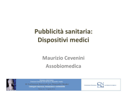 Diapositiva 1 - Ministero della Salute