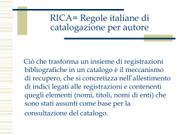 Regole italiane di catalogazione per autore
