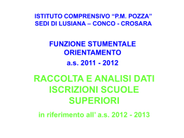 iscrizioni alla scuola superiore
