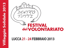 Lucca - Festival del volontariato