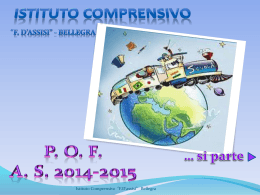 POF 2014-15 - Istituto Comprensivo Francesco D`Assisi