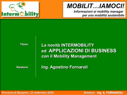 La novità INTERMOBILITY  297K
