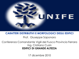 Lezione 17-12-2010 - Universit&agrave; degli Studi di Ferrara
