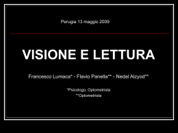 visione e lettura
