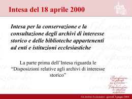PowerPoint Presentation - Chiesa Cattolica Italiana