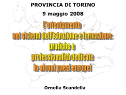 Orientamento - Provincia di Torino
