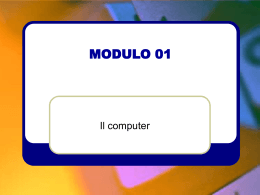 Modulo 1 &ndash; Lezione 2