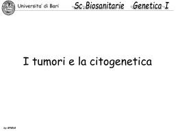 Cromosomi e tumori - Universit&agrave; degli Studi di Bari