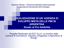 Mappatura struttura produttiva argentina