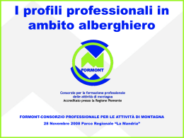 I profili professionali in ambito alberghiero