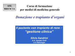 Trapianto da donatore vivente