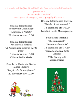 Le scuole dell`Infanzia dell`Istituto Comprensivo di Fossacesia