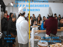 Open day alla scuola alberghiera di Marino