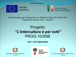 Presentazione CONVEGNO bis - Istituto Comprensivo MazziniPatini