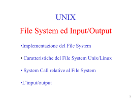 Lucidi sulla gestione dei file in Linux - ICAR-CNR