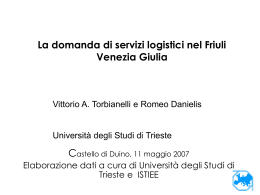 La logistica come